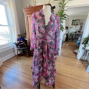 NWOT adorable multifunctional dress! Kimono/tank dress/shirt dress